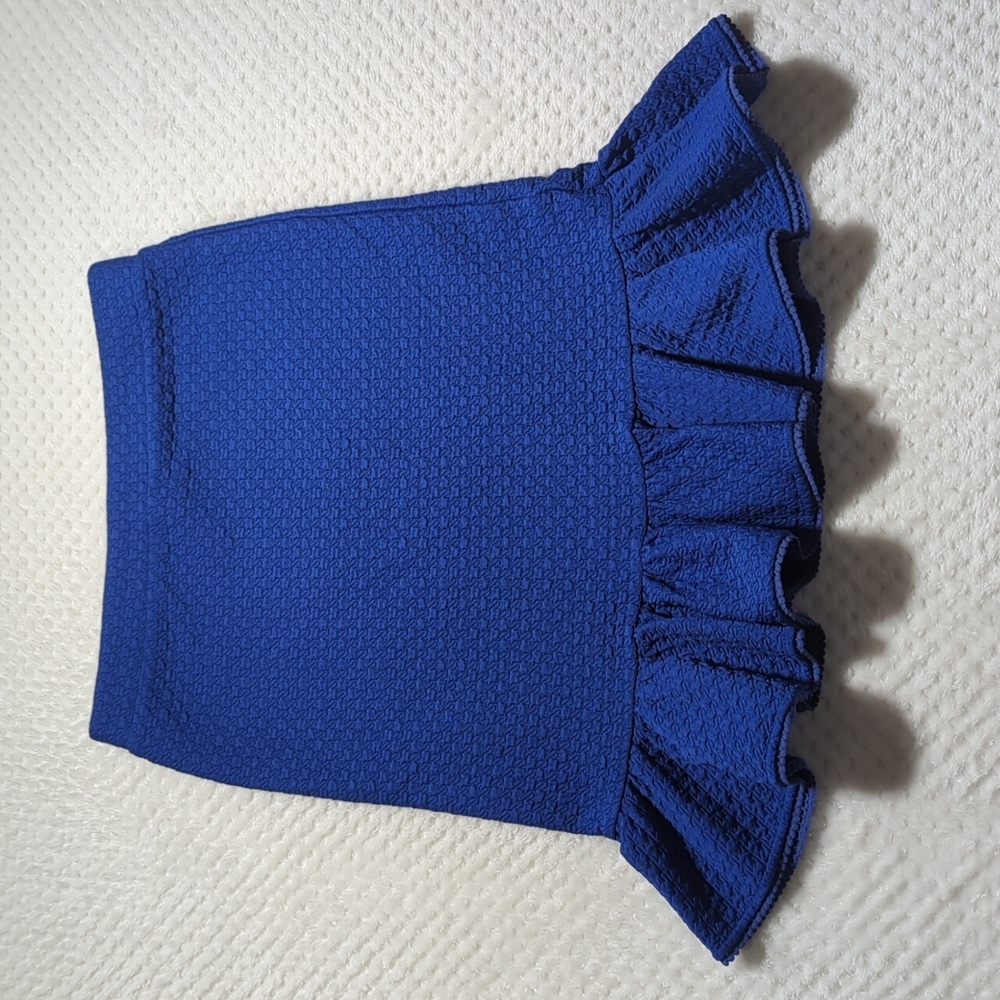 Anthropologie Postmark Ruffle Hem Skirt